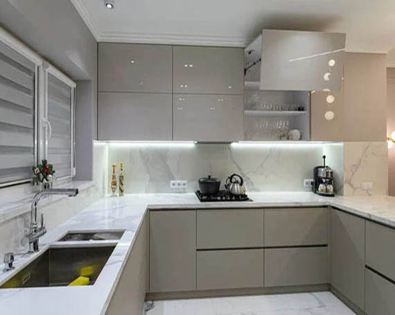 luxury-white-modern-marble-kitchen Cabinet Services FL Team